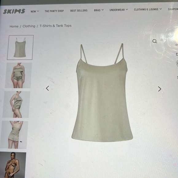 Skims Silk Sleep Tank - Picture 2 of 2